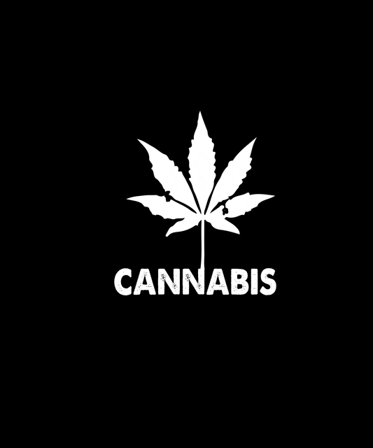 Cannabis Leaf Graphic Tee (Black)