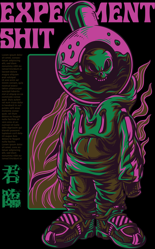 Experimental Creature Graphic Tee (White)