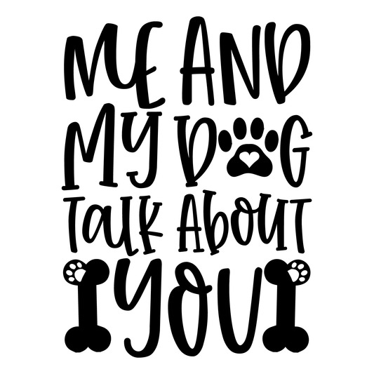 Dog Lover's Conversation T-shirt (White)