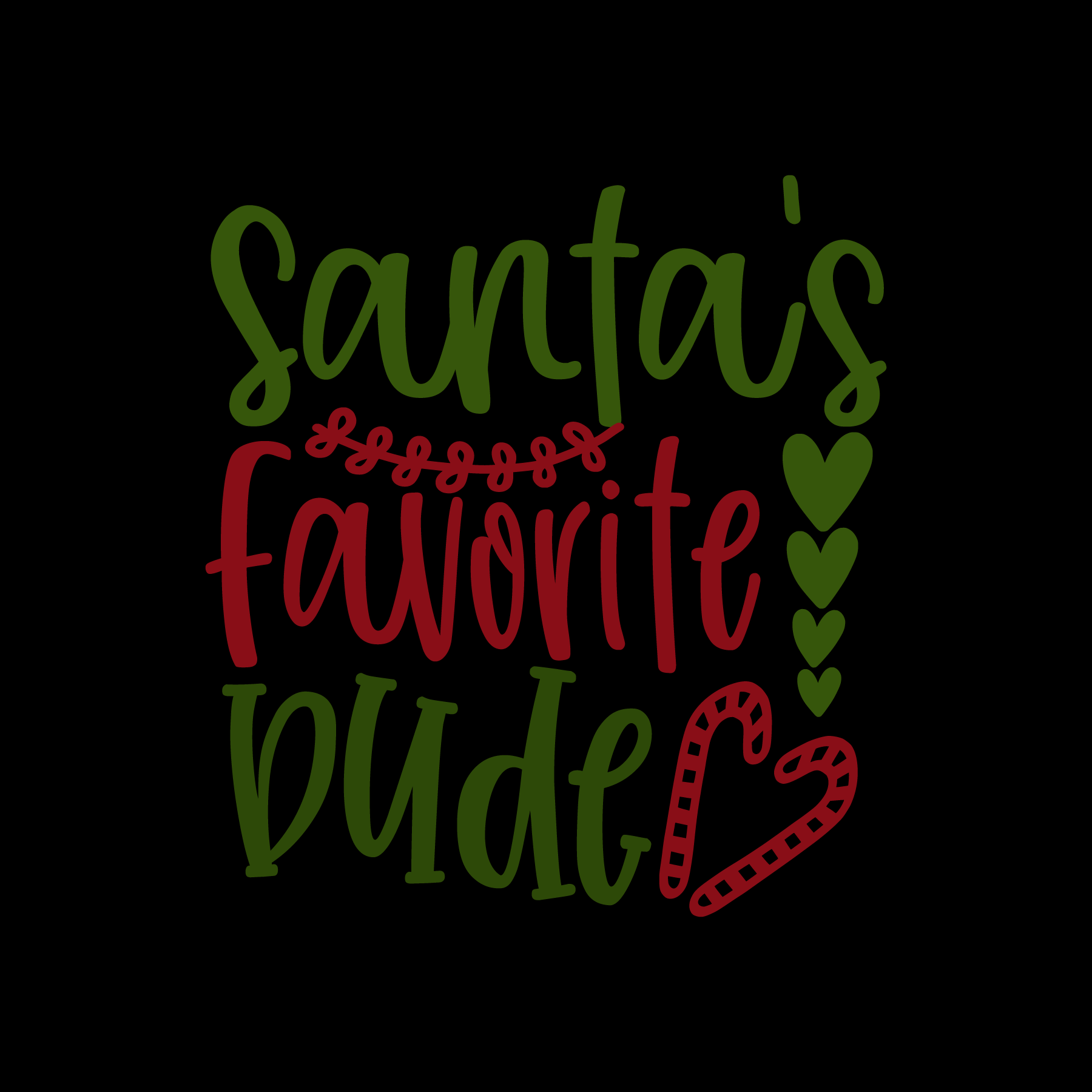 Santa's Favorite Dude T-shirt (White)