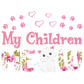 My Children Meow T-shirt (White)