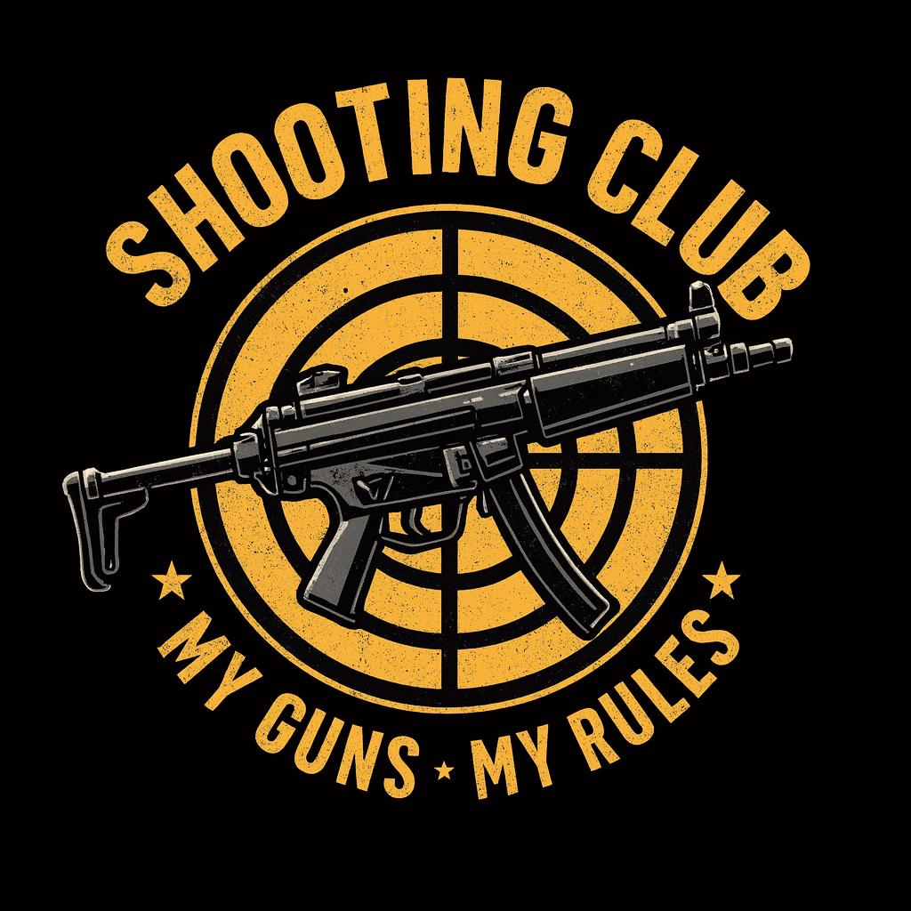 Shooting Club My Guns My Rules Tee (Black)