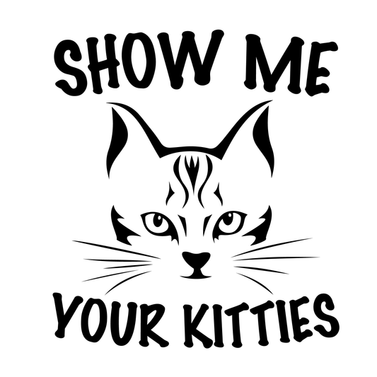 Show Me Your Kitties T-shirt (White)