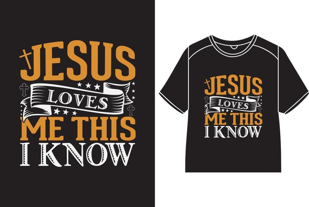 Jesus Loves Me This I Know T-shirt (White)