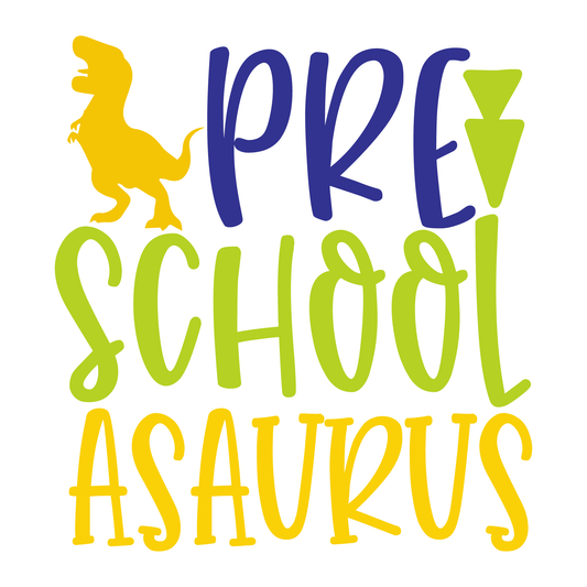 Preschool Asaurus T-shirt (White)