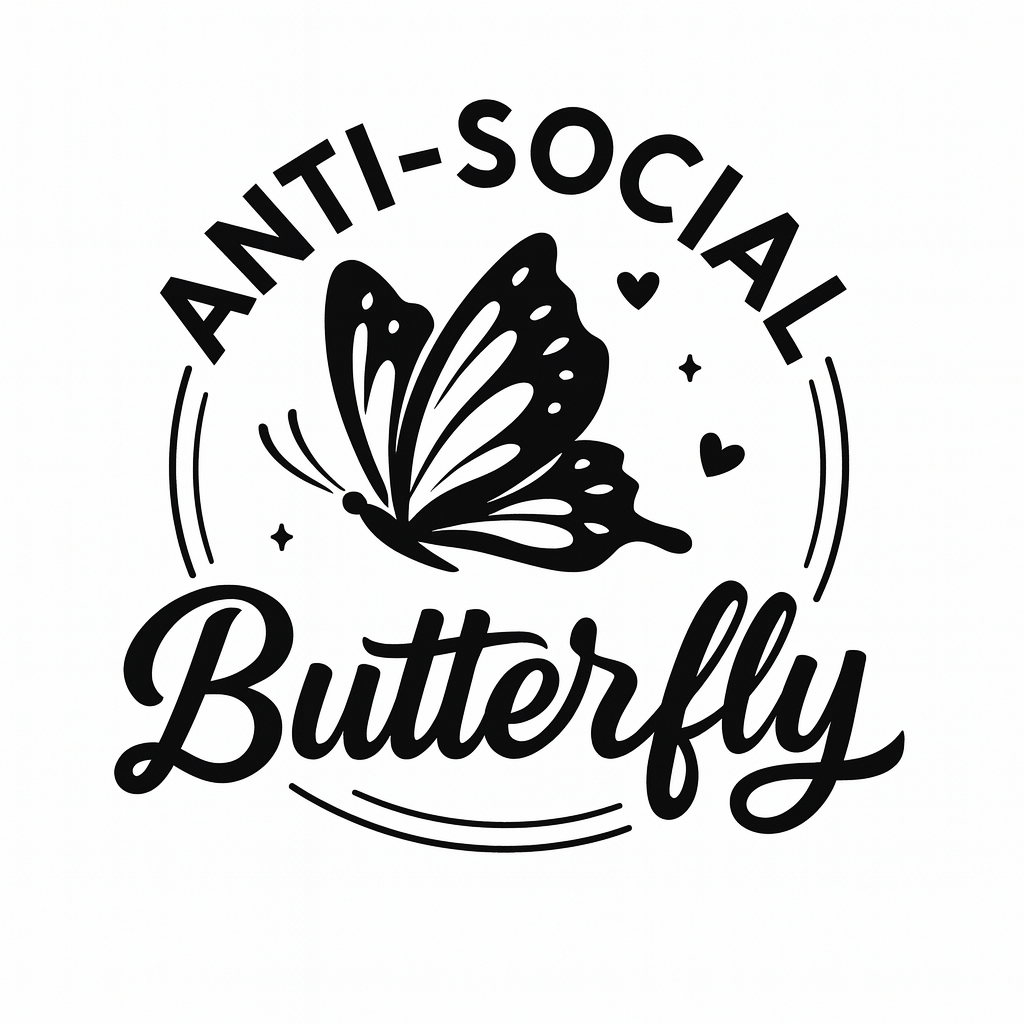 Anti-social Butterfly Tee (White)