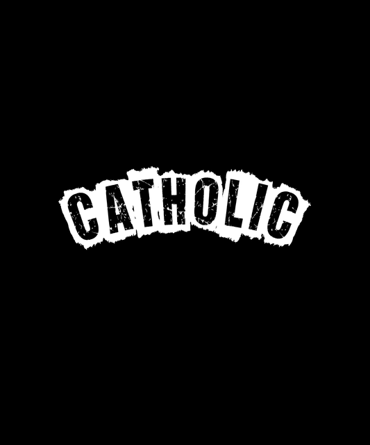 Bold Catholic Statement T-shirt (Black)
