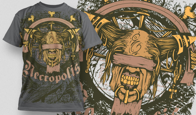 Graphic Necropolis T-shirt (Black)