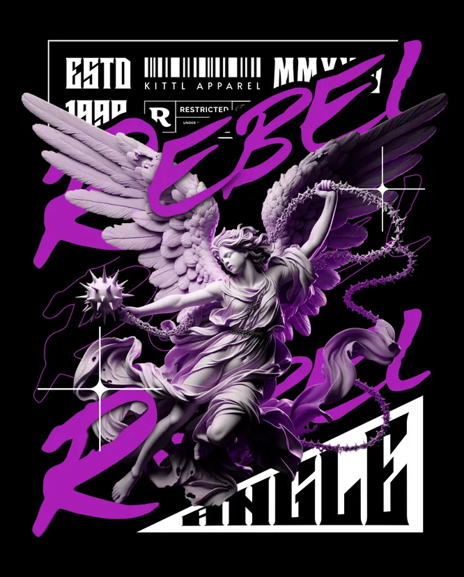 Rebel Angel Graphic T-shirt
