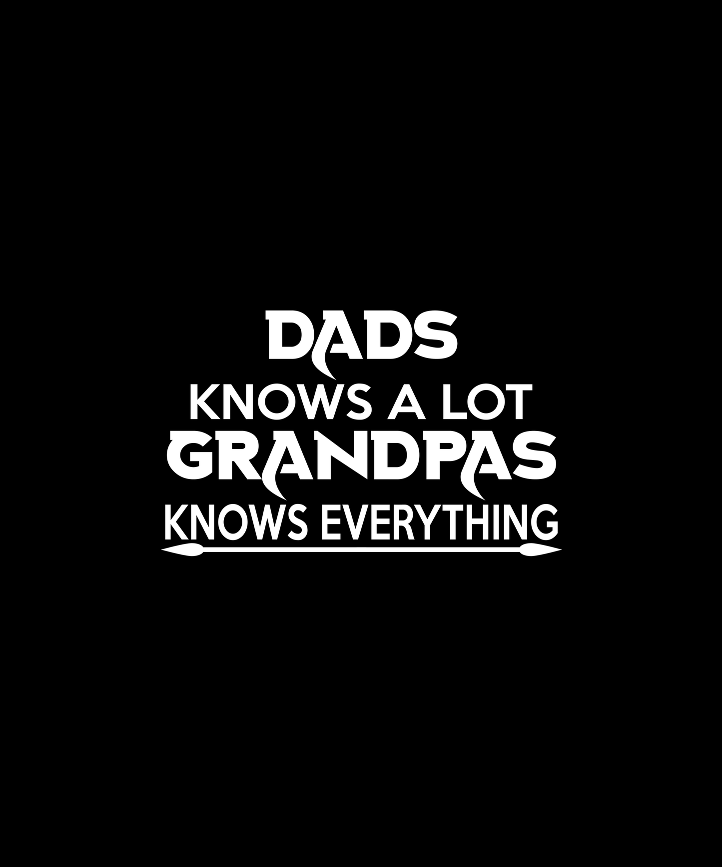 Funny Dad And Grandpa T-shirt (Black)