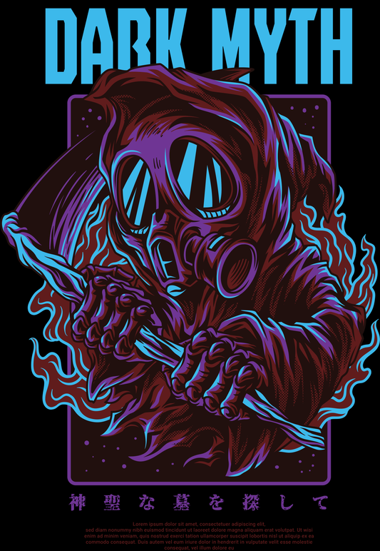 Dark Myth Graphic Tee (White)