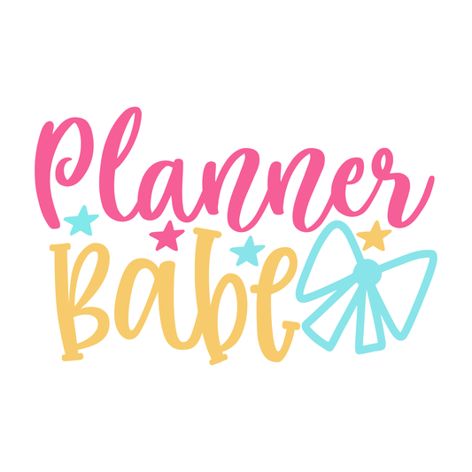 Planner Babe T-shirt (White)