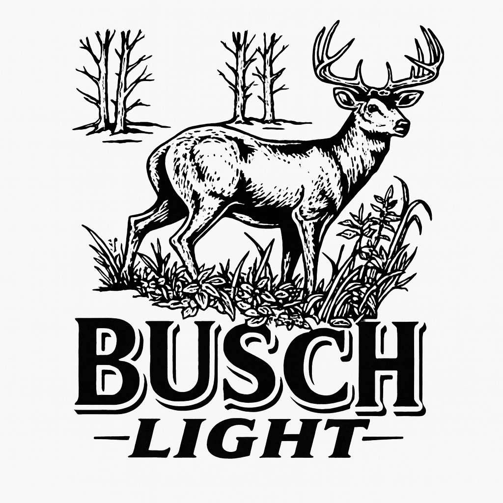 Whitetail Buck Woodland Tee (White)