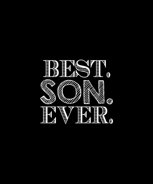 Best Son Ever T-shirt (Black)