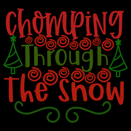 Chomping Through The Snow Tee (White)