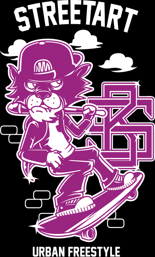 Urban Freestyle Street Art Tee (White)