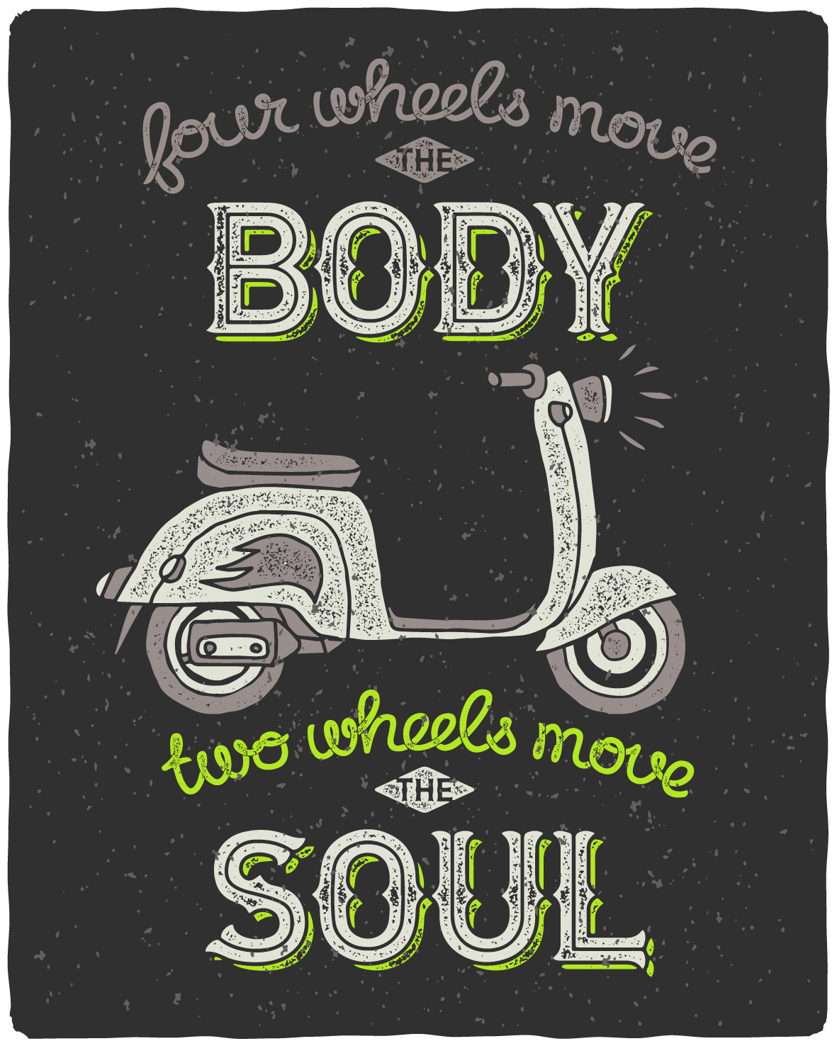 Scooter Enthusiast Graphic Tee (Black)