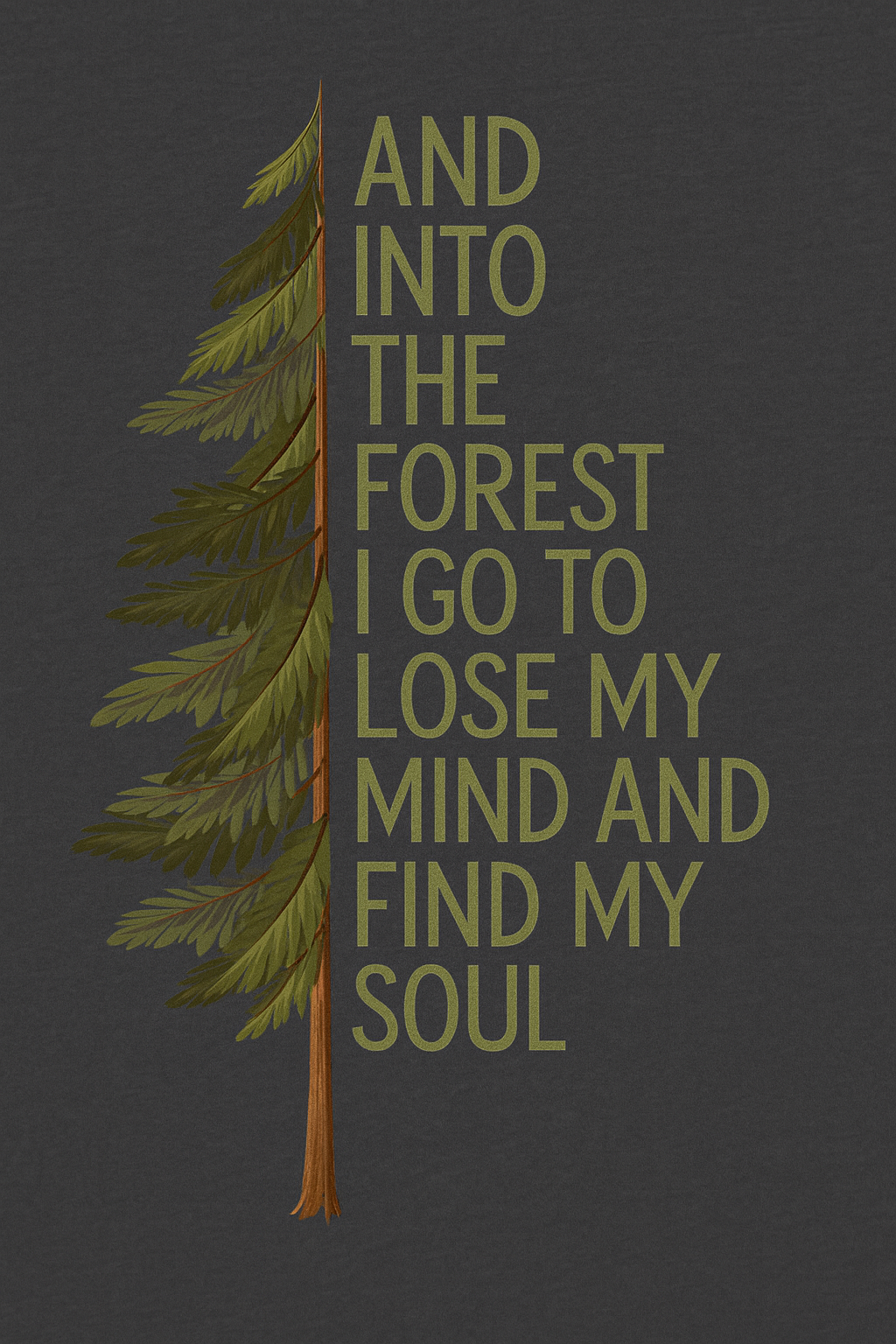 Into The Forest T-shirt (Black)