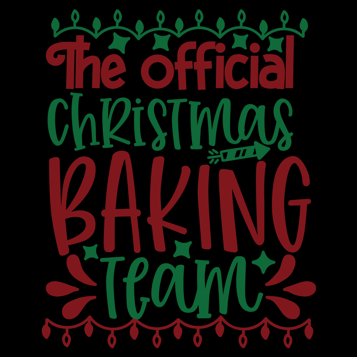 Official Christmas Baking Team Shirt (White)