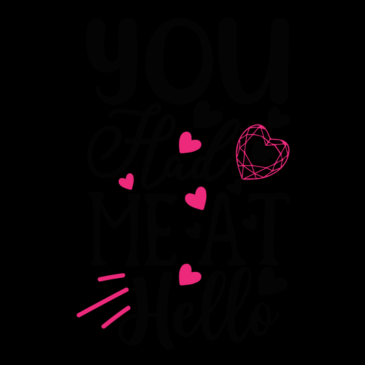 Charming Heartfelt Quote T-Shirt (Black version)