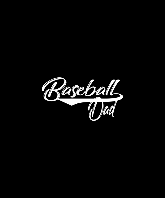 Baseball Dad T-shirt (Black)