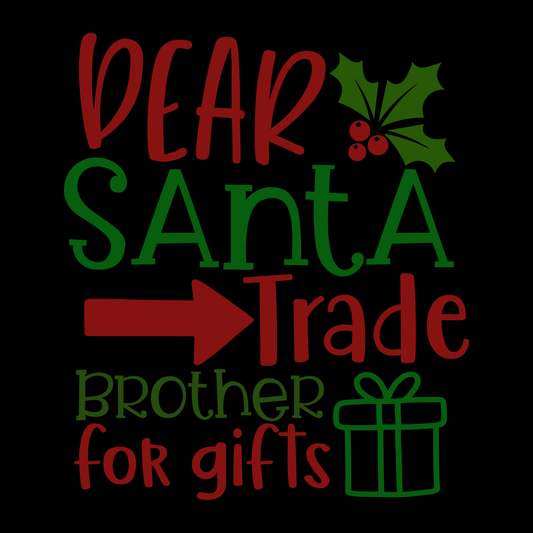 Dear Santa Trade Gifts T-shirt (White)