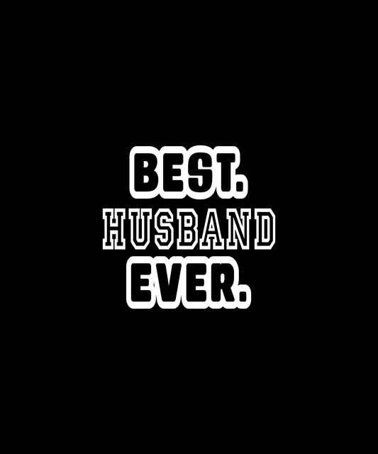 Best Husband Ever T-shirt (Black)