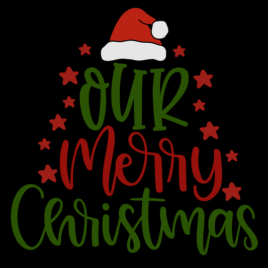 Merry Christmas Graphic Tee (White)