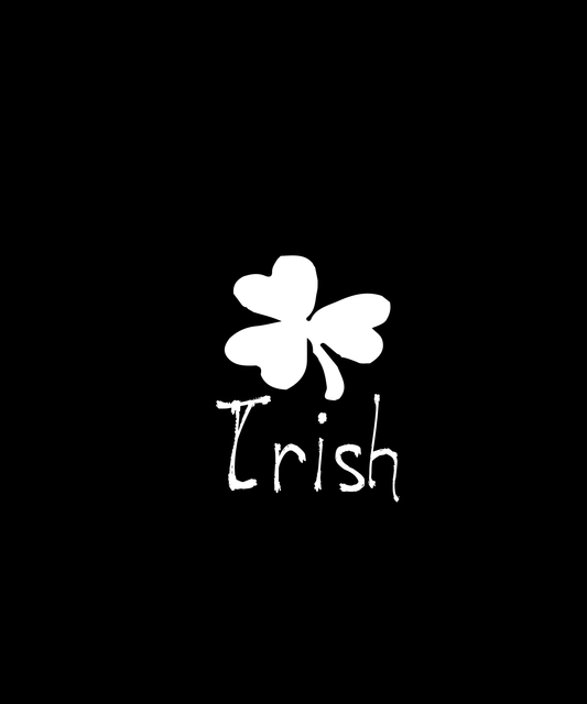 Irish Shamrock T-shirt (Black)