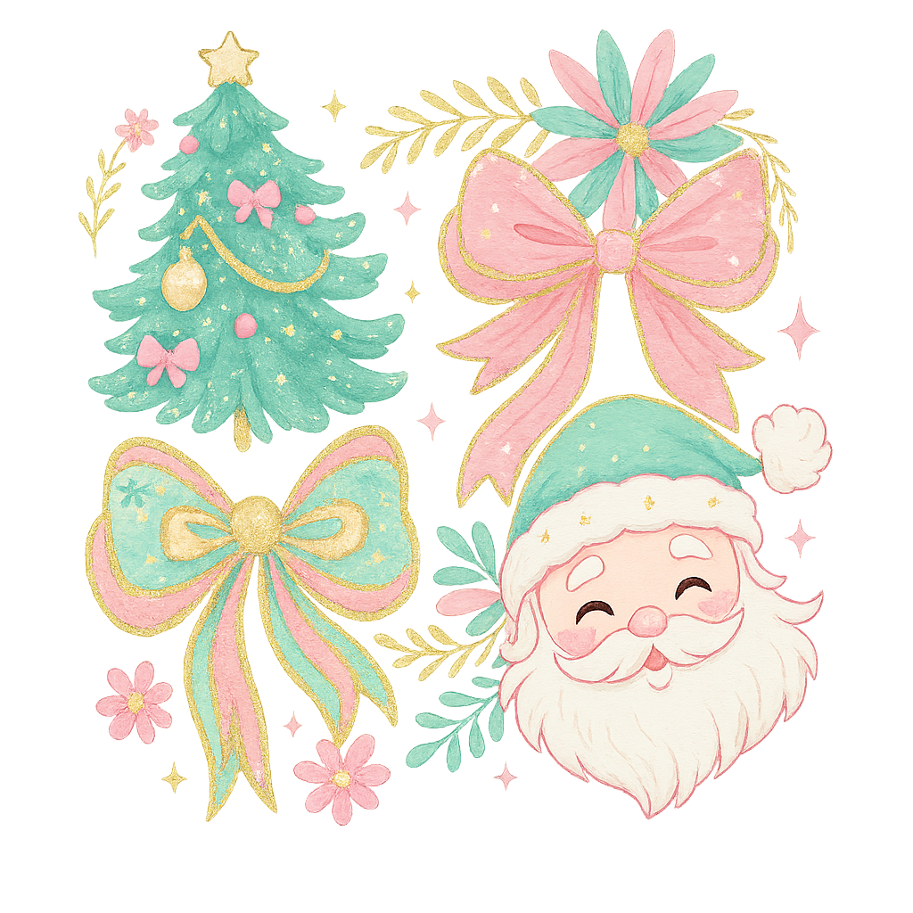 Festive Holiday T-shirt Design (Black)