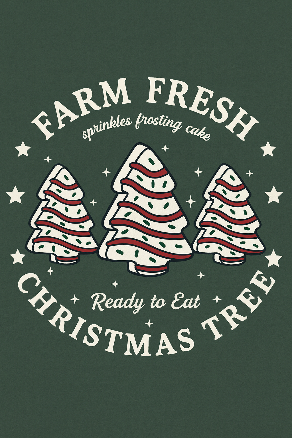 Farm Fresh Christmas Tree — Sweatshirt (Green)
