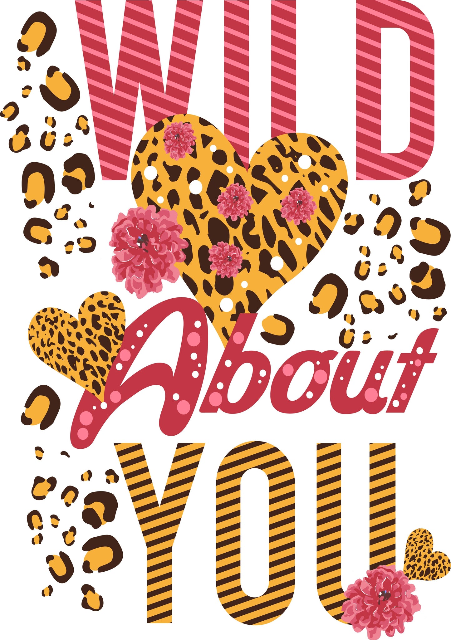 Wild About You Graphic Tee (White)