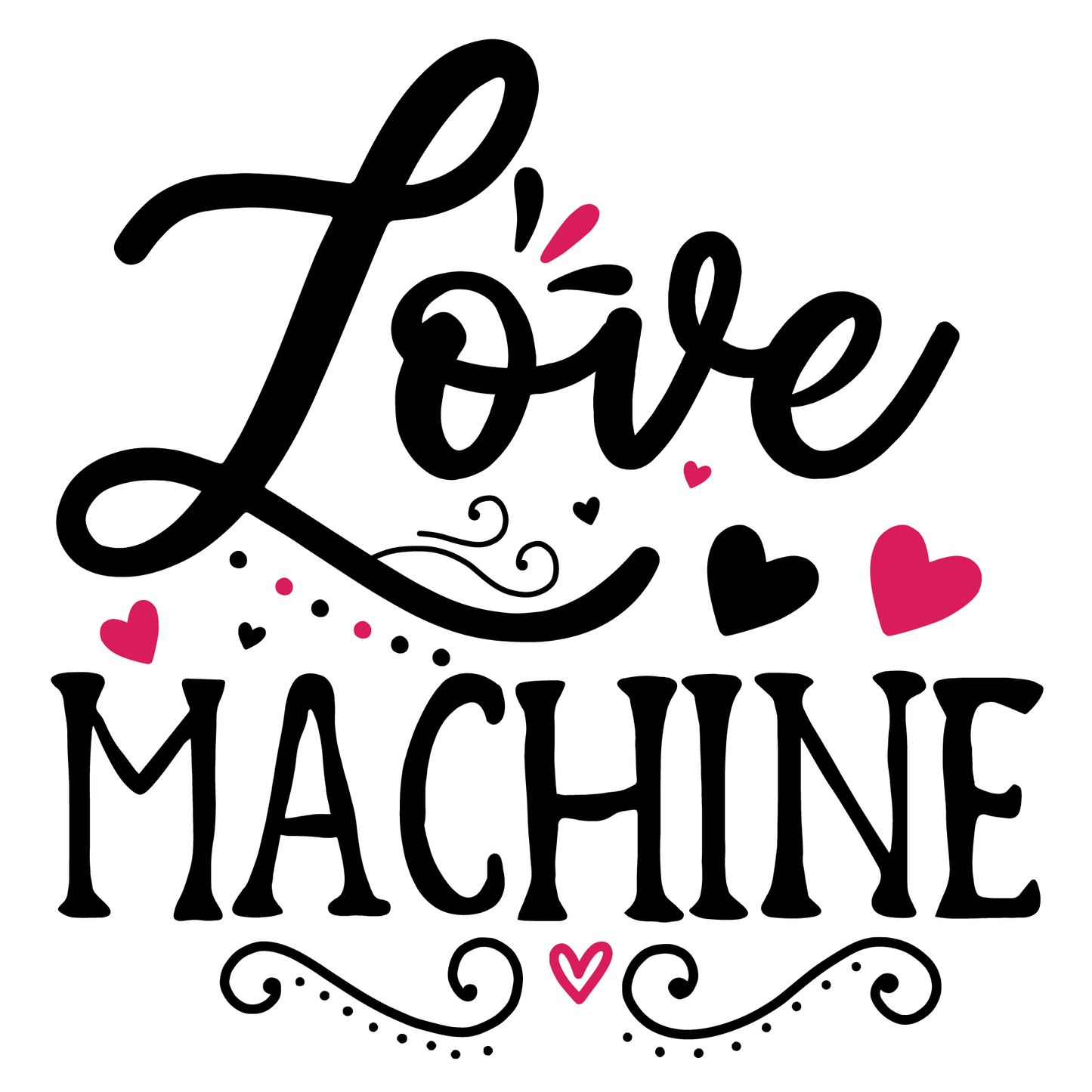 Love Machine Graphic Tee (White)