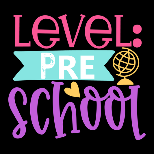 Level: Preschool T-Shirt (Black version)