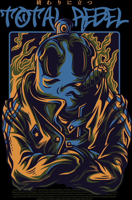 Total Rebel Graphic Tee (White)