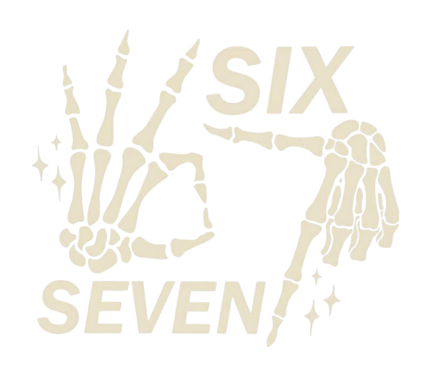 Six or Seven — Skeleton Hands Hoodie