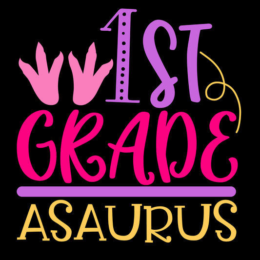 1st Grade Asaurus Tee
