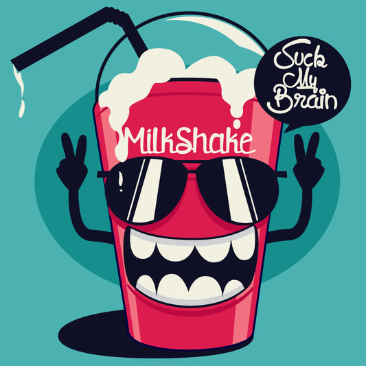 Fun Milkshake Graphic Tee (Black)