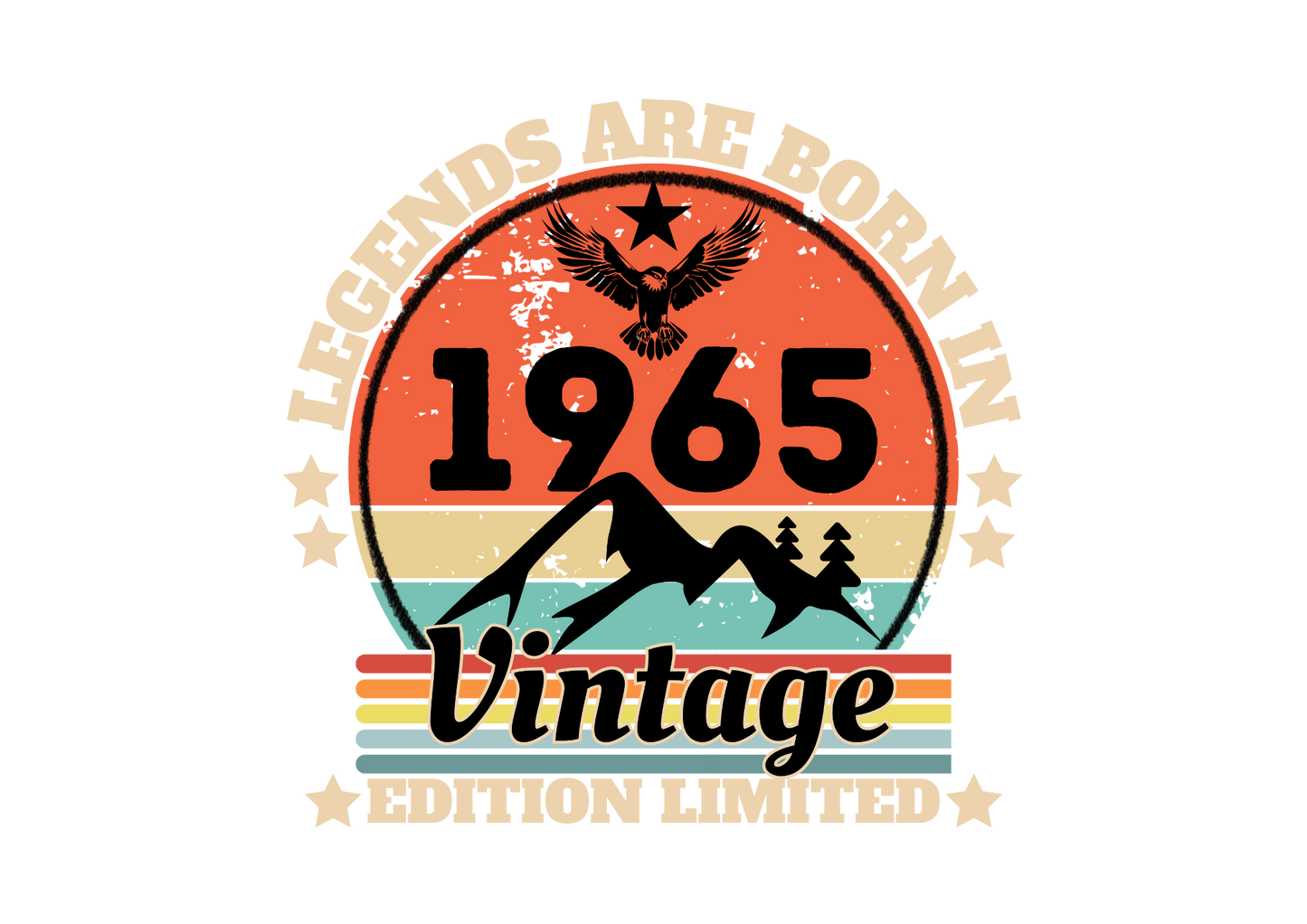 Legends 1965 Vintage — Tee (Black)