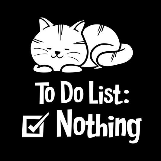 Cute Cat Graphic T-shirt (White)