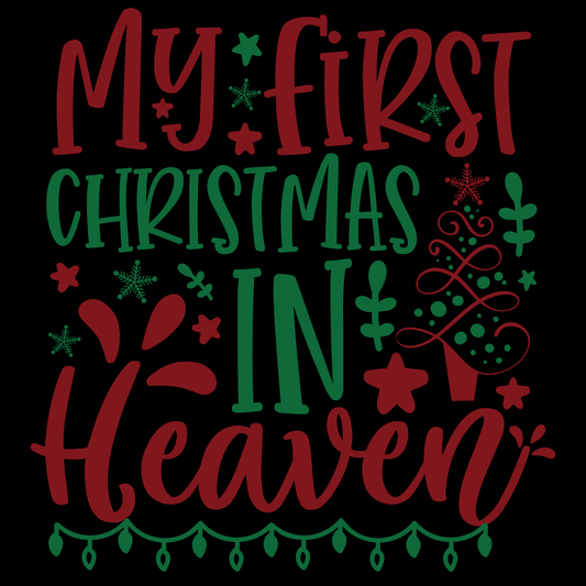 First Christmas In Heaven T-shirt (White)