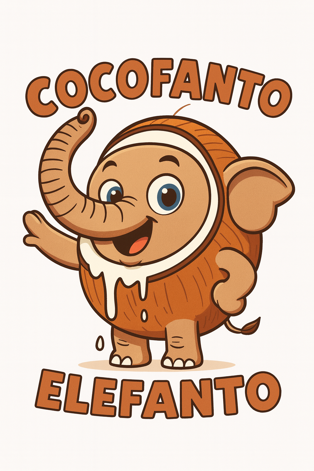 Italian Brainrot — Cocofanto Elefanto — Tee (White)