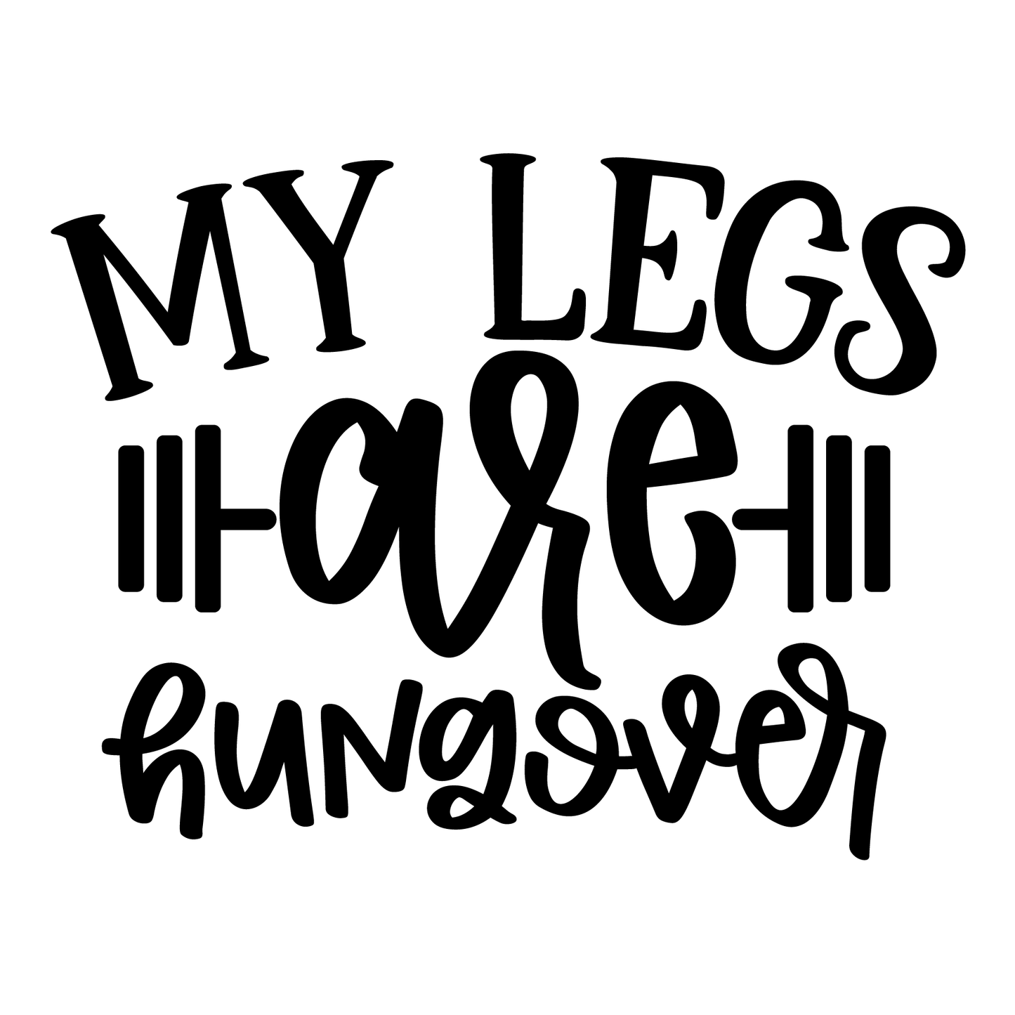 Funny Workout Quote T-shirt (White)