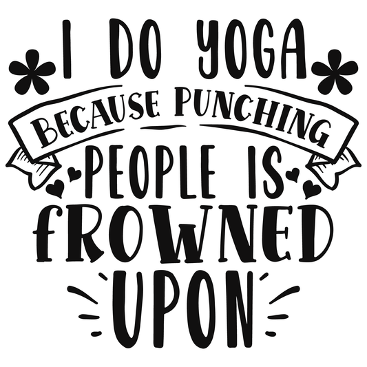 Yoga Humor T-shirt (White)