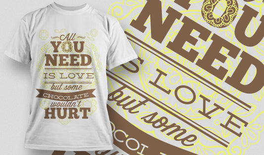 Love And Chocolate T-shirt (White)
