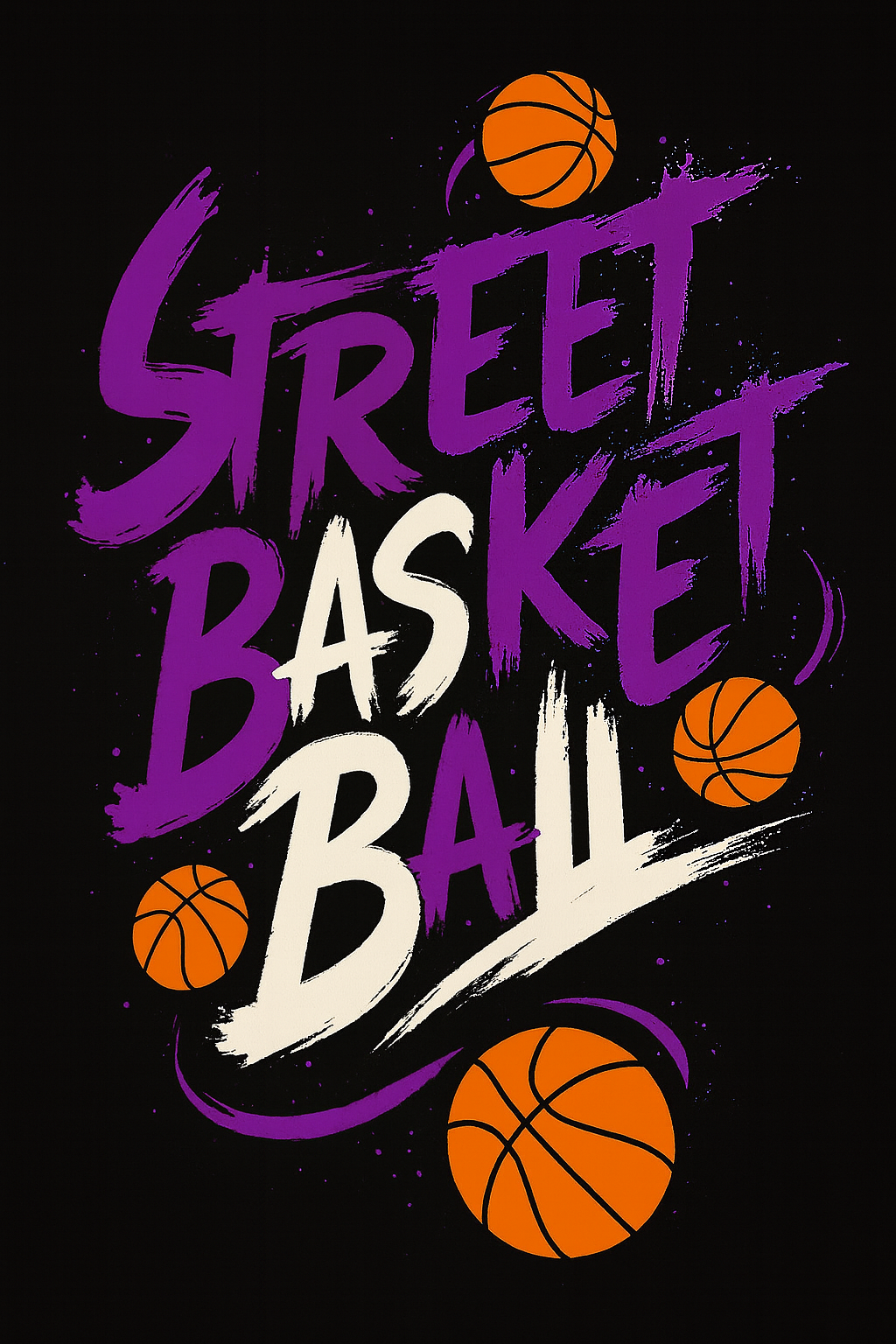 Street Basketball Graphic Tee
