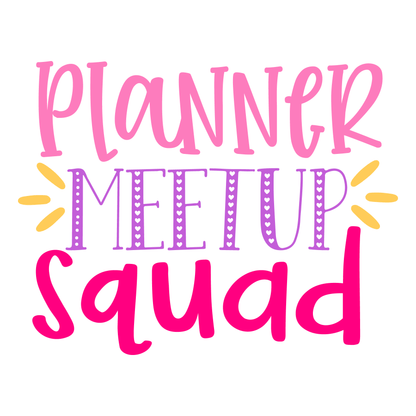 Planner Meetup Squad T-shirt (White)