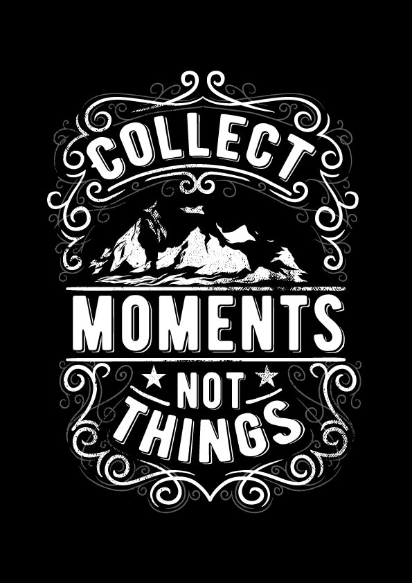 Collect Moments T-shirt (Black)