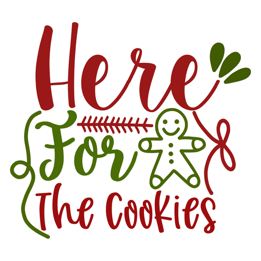 Here For The Cookies T-shirt (White)