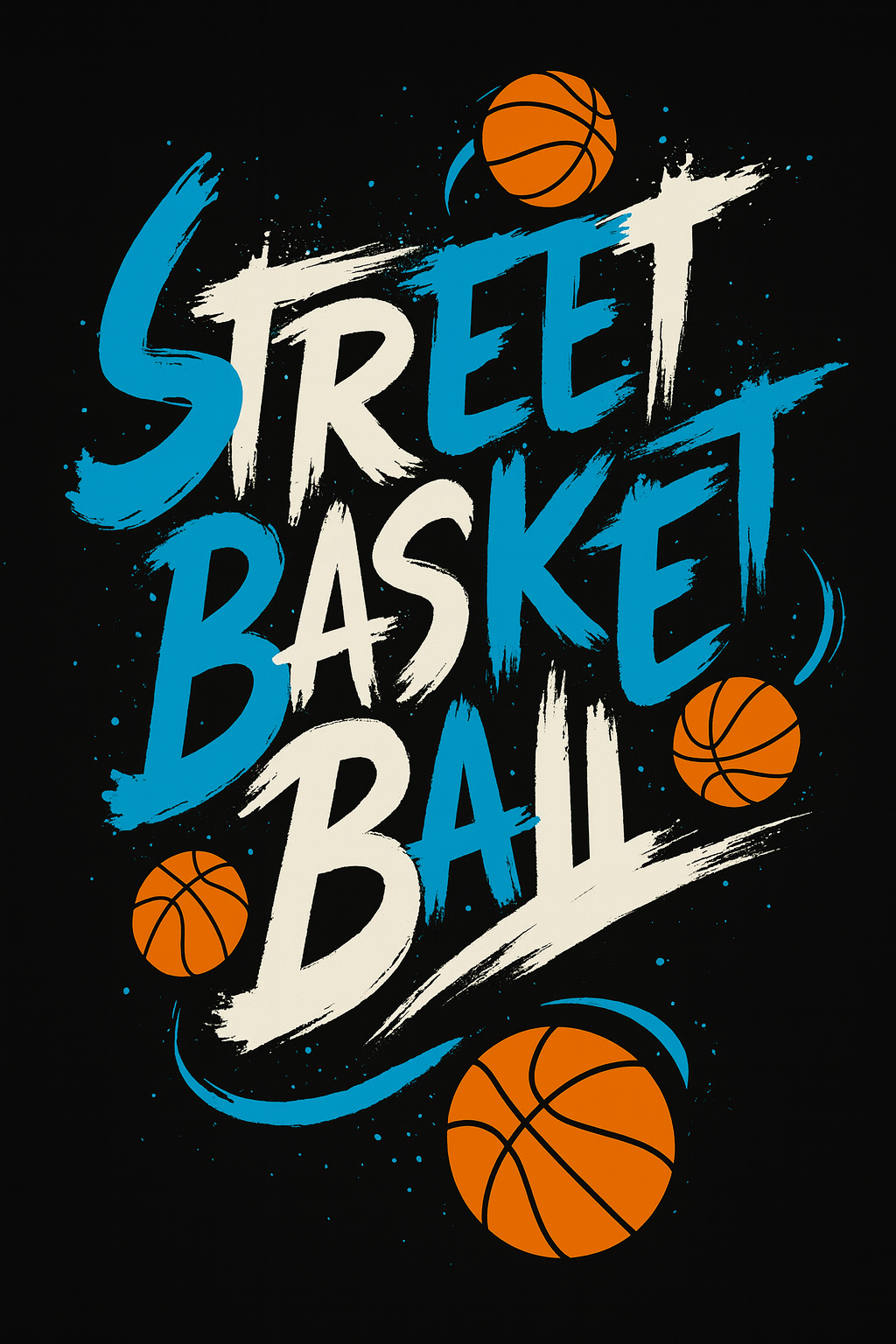 Street Basketball Graphic Tee